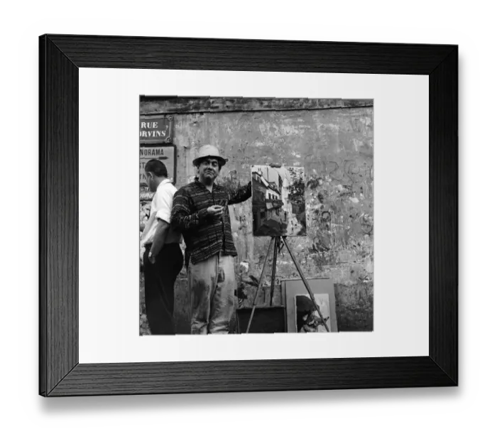 Framed Print : Tony Hancock filming The Rebel'in Paris. 11th September 1960 Framed Print : Tony Hancock filming The Rebel'in Paris. 11th September 1960