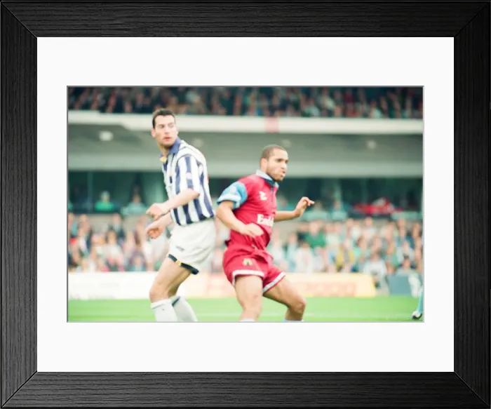 Framed Print : West Bromwich Albion 1-0 Burnley, league match at The Hawthorns Framed Print : West Bromwich Albion 1-0 Burnley, league match at The Hawthorns
