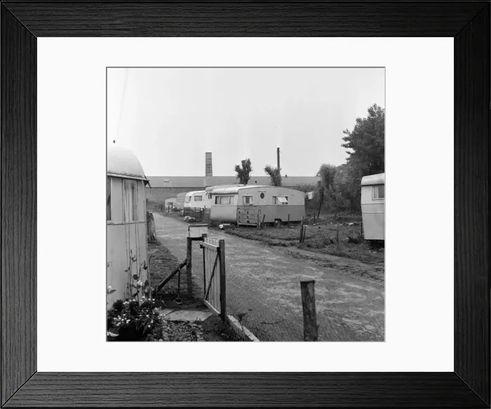 Framed Print : Caravan Park, Loughborough, 20th June 1958 Framed Print : Caravan Park, Loughborough, 20th June 1958