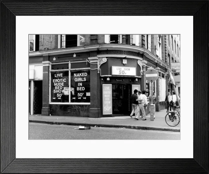 Framed Print : Soho is an area of the City of Westminster and part of the West End of London Framed Print : Soho is an area of the City of Westminster and part of the West End of London