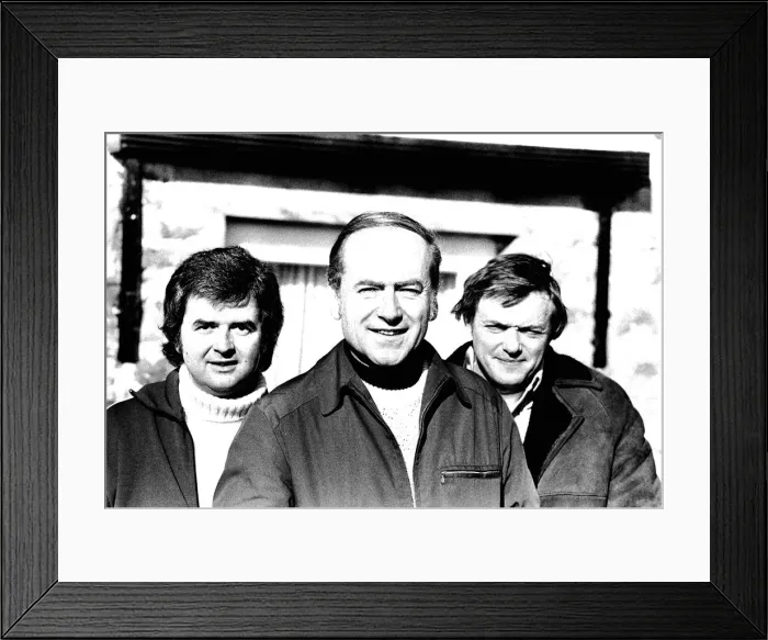 Framed Print : Actors Rodney Bewes and James Bolam of Whatever Happened To The Likely Lads Framed Print : Actors Rodney Bewes and James Bolam of Whatever Happened To The Likely Lads