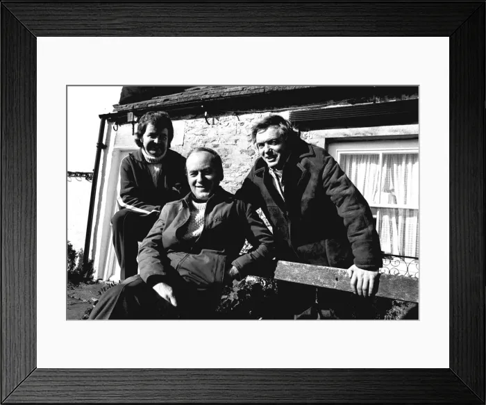 Framed Print : Actors Rodney Bewes and James Bolam of Whatever Happened To The Likely Lads Framed Print : Actors Rodney Bewes and James Bolam of Whatever Happened To The Likely Lads