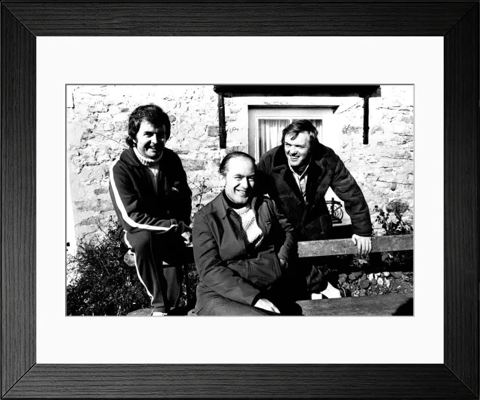 Framed Print : Actors Rodney Bewes and James Bolam of Whatever Happened To The Likely Lads Framed Print : Actors Rodney Bewes and James Bolam of Whatever Happened To The Likely Lads