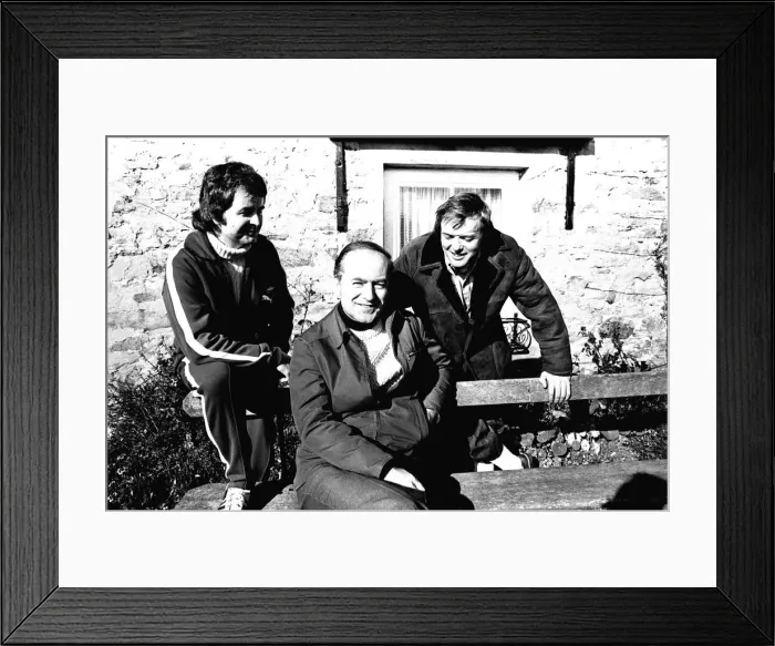 Framed Print : Actors Rodney Bewes and James Bolam of Whatever Happened To The Likely Lads Framed Print : Actors Rodney Bewes and James Bolam of Whatever Happened To The Likely Lads