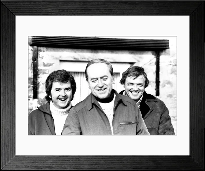 Framed Print : Actors Rodney Bewes and James Bolam of Whatever Happened To The Likely Lads Framed Print : Actors Rodney Bewes and James Bolam of Whatever Happened To The Likely Lads