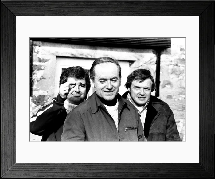 Framed Print : Actors Rodney Bewes and James Bolam of Whatever Happened To The Likely Lads Framed Print : Actors Rodney Bewes and James Bolam of Whatever Happened To The Likely Lads