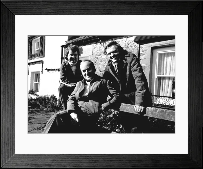 Framed Print : Actors Rodney Bewes and James Bolam of Whatever Happened To The Likely Lads Framed Print : Actors Rodney Bewes and James Bolam of Whatever Happened To The Likely Lads