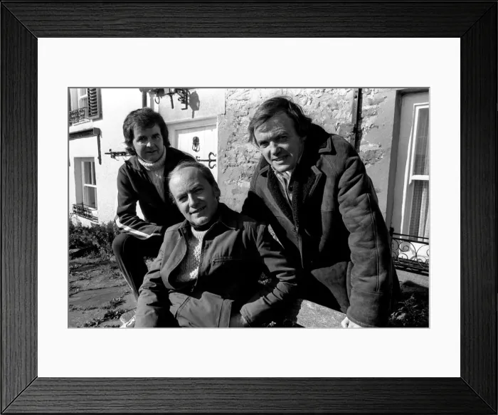 Framed Print : Actors Rodney Bewes and James Bolam of Whatever Happened To The Likely Lads Framed Print : Actors Rodney Bewes and James Bolam of Whatever Happened To The Likely Lads