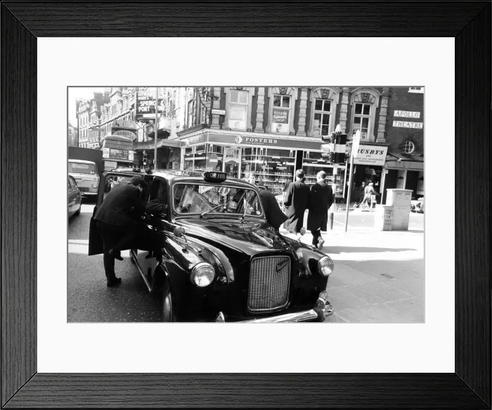 Framed Print : Street Scenes, Leicester Square, London, 17th March 1966 Framed Print : Street Scenes, Leicester Square, London, 17th March 1966