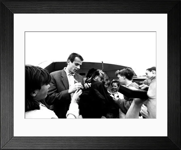 Framed Print : Eastenders stars Tom Watt and Letitia Dean, aka Lofty and Sharon Framed Print : Eastenders stars Tom Watt and Letitia Dean, aka Lofty and Sharon