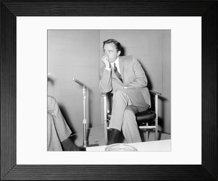Framed Print : Robert Vaughn, actor who plays the role of secret agent Napoleon Solo in NBC show The Man Framed Print : Robert Vaughn, actor who plays the role of secret agent Napoleon Solo in NBC show The Man