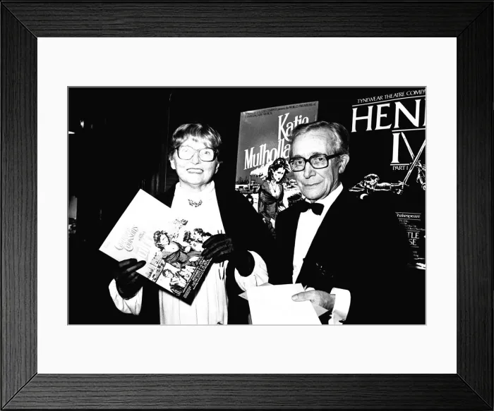 Framed Print : Writer Catherine Cookson attends the opening night of the stage version of her book Katie Framed Print : Writer Catherine Cookson attends the opening night of the stage version of her book Katie