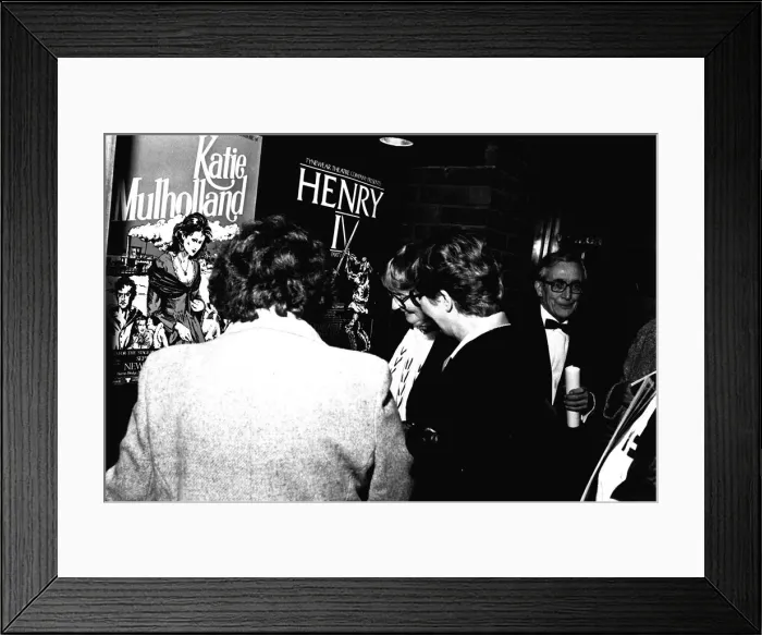 Framed Print : Writer Catherine Cookson attends the opening night of the stage version of her book Katie