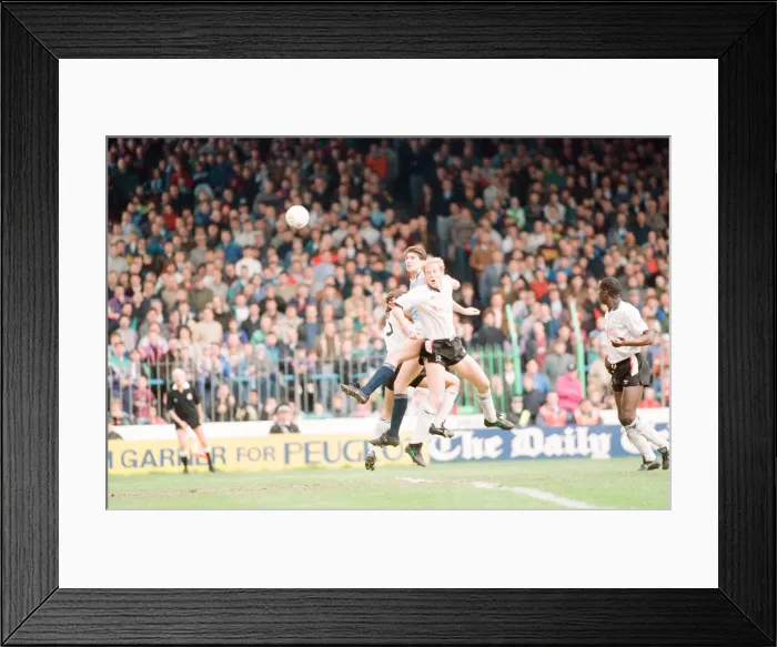 Framed Print : Manchester City 2-1 Derby County, league match at Maine Road, Saturday 20th April 1991 Framed Print : Manchester City 2-1 Derby County, league match at Maine Road, Saturday 20th April 1991