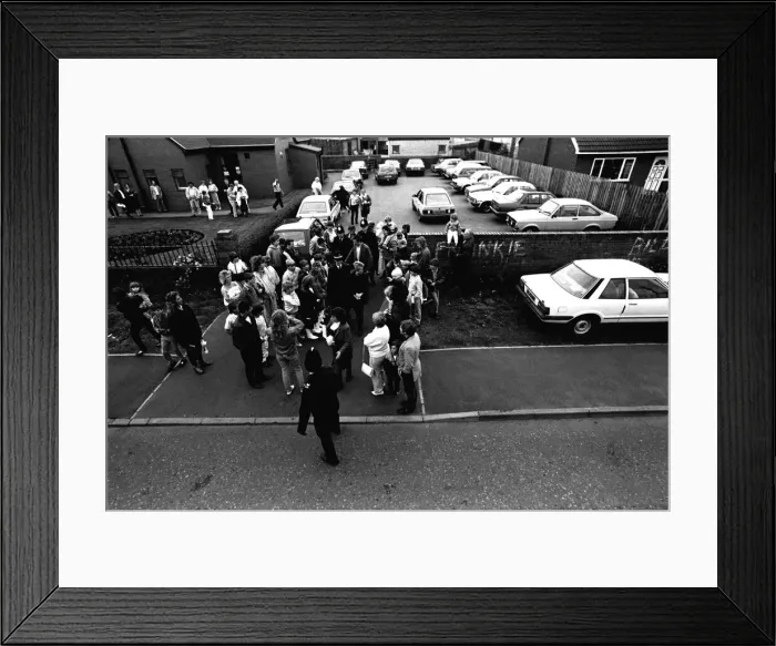 Framed Print : Eastenders stars Tom Watt and Letitia Dean, aka Lofty and Sharon Framed Print : Eastenders stars Tom Watt and Letitia Dean, aka Lofty and Sharon