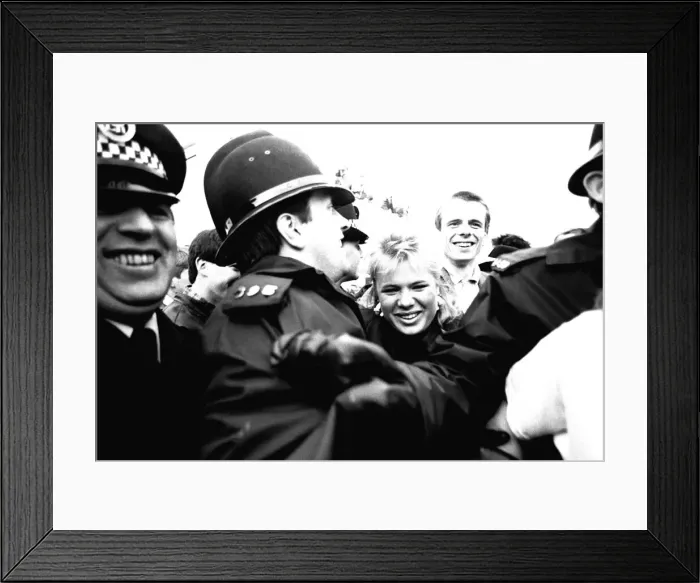 Framed Print : Eastenders stars Tom Watt and Letitia Dean, aka Lofty and Sharon Framed Print : Eastenders stars Tom Watt and Letitia Dean, aka Lofty and Sharon