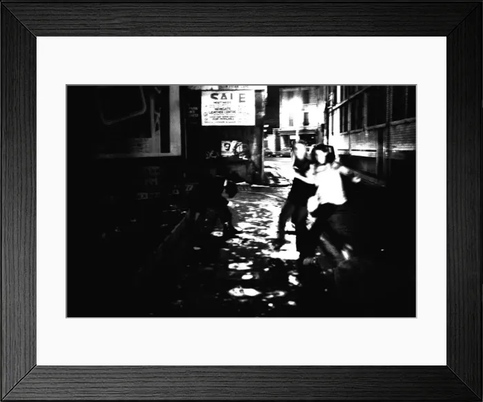 Framed Print : A series of pictures taken 22 October 1972 depicting that the nightlife Framed Print : A series of pictures taken 22 October 1972 depicting that the nightlife
