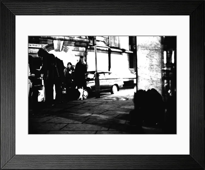 Framed Print : A series of pictures taken 22 October 1972 depicting that the nightlife Framed Print : A series of pictures taken 22 October 1972 depicting that the nightlife