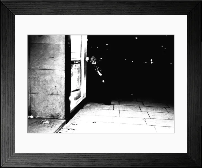 Framed Print : A series of pictures taken 22 October 1972 depicting that the nightlife