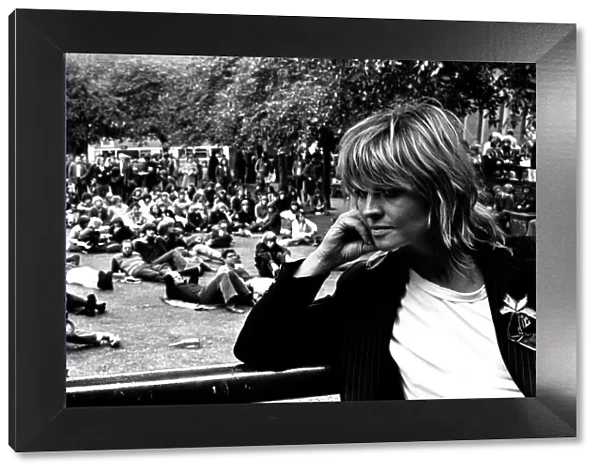 Actress Julie Christie attends a Stop the War Games Rally at Eldon Square in Newcastle 13