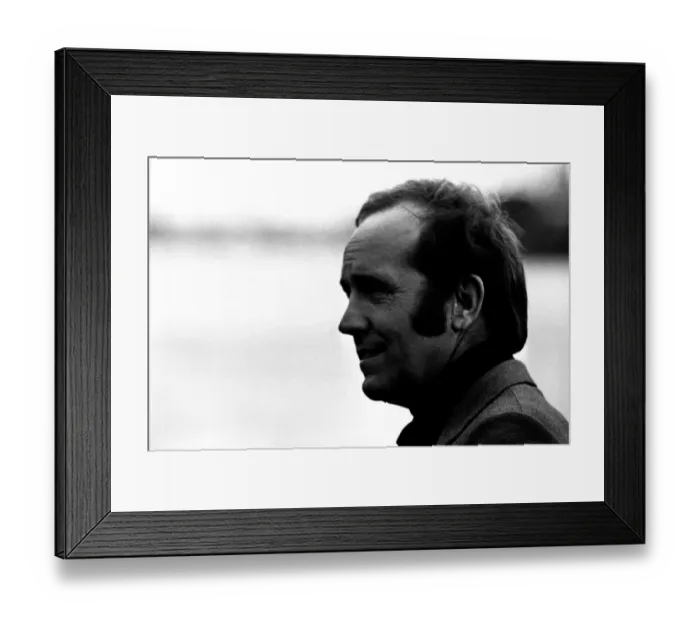 Framed Print : Actor Ian Hendry pictured in Newcastle during the filming of gangster film Get Carter 10 Framed Print : Actor Ian Hendry pictured in Newcastle during the filming of gangster film Get Carter 10