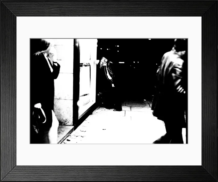 Framed Print : A series of pictures taken 22 October 1972 depicting that the nightlife