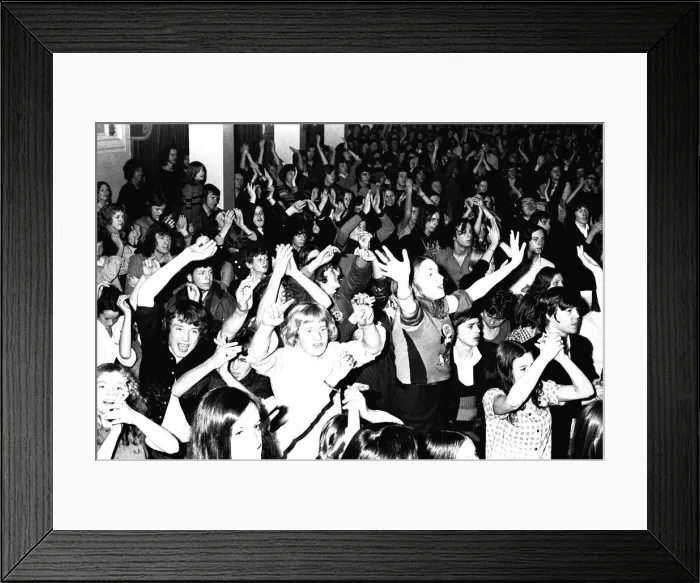 Framed Print : Glam rock band Slade perform in concert at Newcastle City Hall 4 November 1972