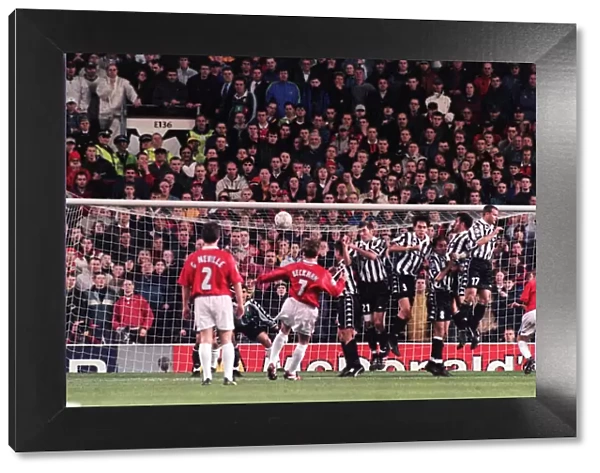 Manchester United v Juventus 1999 European Champions League David Beckham Free Kick