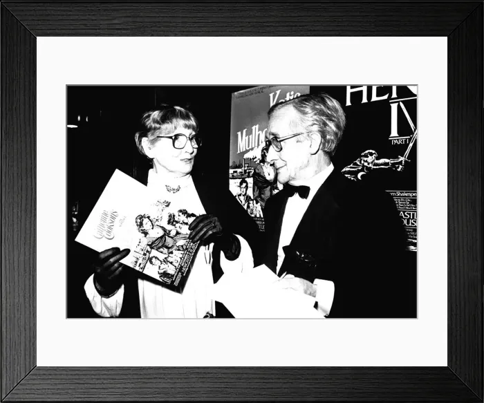 Framed Print : Writer Catherine Cookson attends the opening night of the stage version of her book Katie Framed Print : Writer Catherine Cookson attends the opening night of the stage version of her book Katie