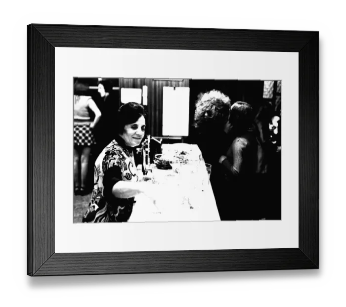 Framed Print : A series of pictures taken 22 October 1972 depicting that the nightlife