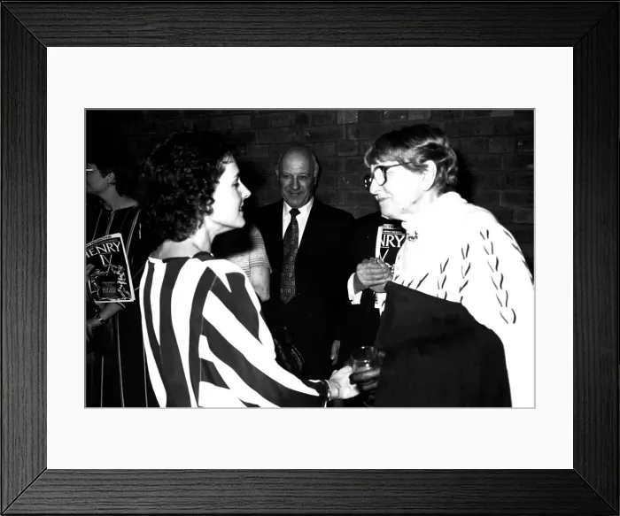 Framed Print : Writer Catherine Cookson attends the opening night of the stage version of her book Katie Framed Print : Writer Catherine Cookson attends the opening night of the stage version of her book Katie