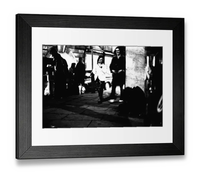 Framed Print : A series of pictures taken 22 October 1972 depicting that the nightlife
