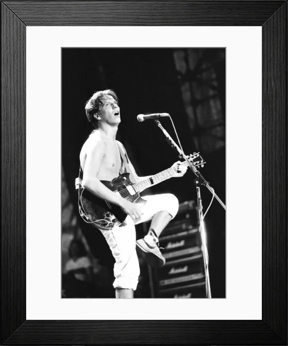 Framed Print : Duran Duran in Concert at Villa Park, Birmingham, Saturday 23rd July 1983