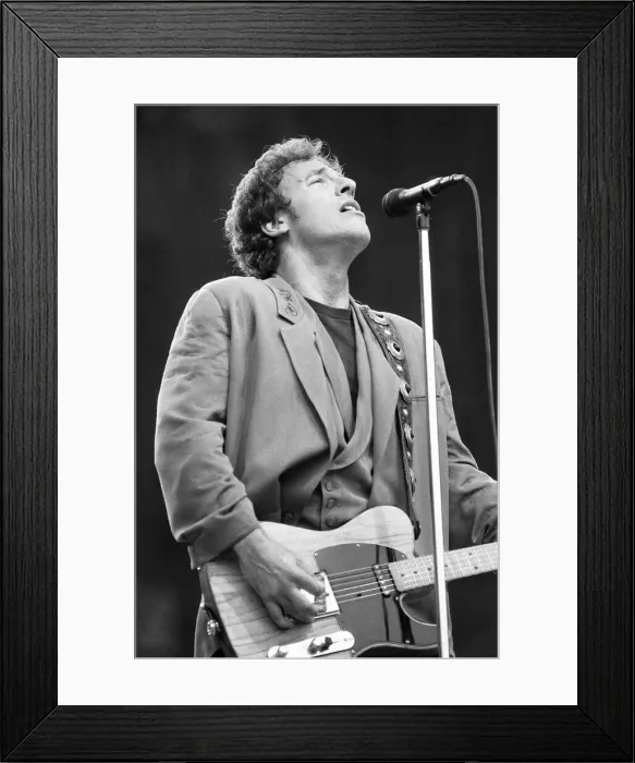 Framed Print : Bruce Springsteen in Concert, Villa Park, Birmingham, Tuesday 21st June 1988 Framed Print : Bruce Springsteen in Concert, Villa Park, Birmingham, Tuesday 21st June 1988