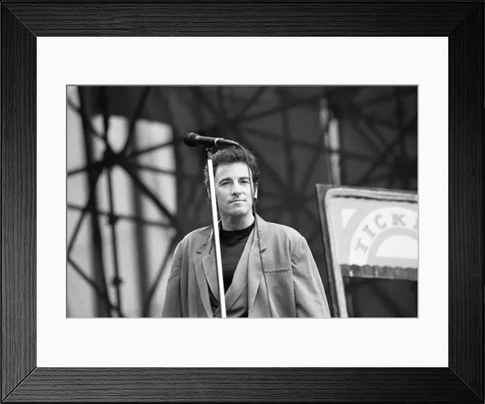 Framed Print : Bruce Springsteen in Concert, Villa Park, Birmingham, Tuesday 21st June 1988