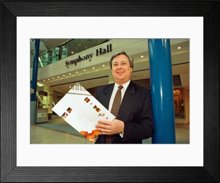 Framed Print : Andrew Jowett, director of Birmingham Symphony Hall. 25th February 1994 Framed Print : Andrew Jowett, director of Birmingham Symphony Hall. 25th February 1994