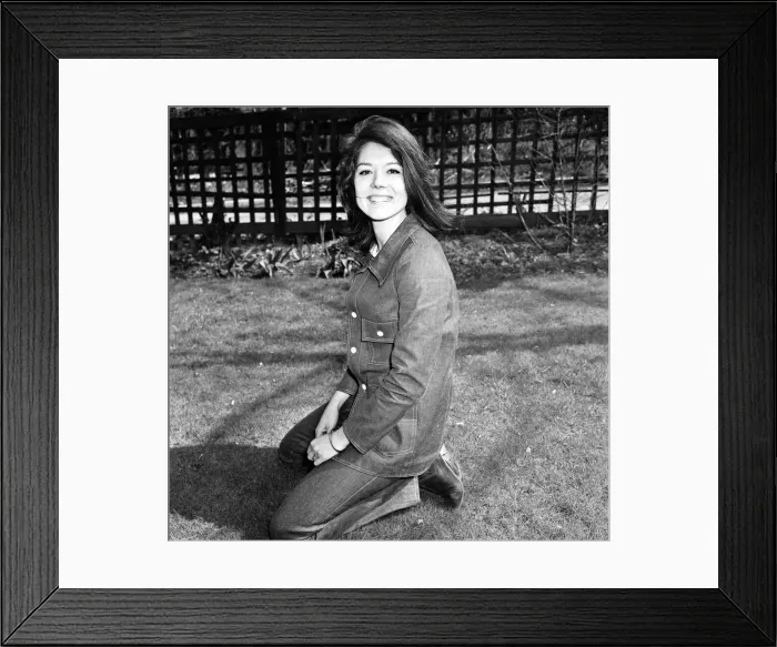 Framed Print : Diana Rigg, Actress, soon to take on the role of Emma Peel in The Avengers ABC TV Series