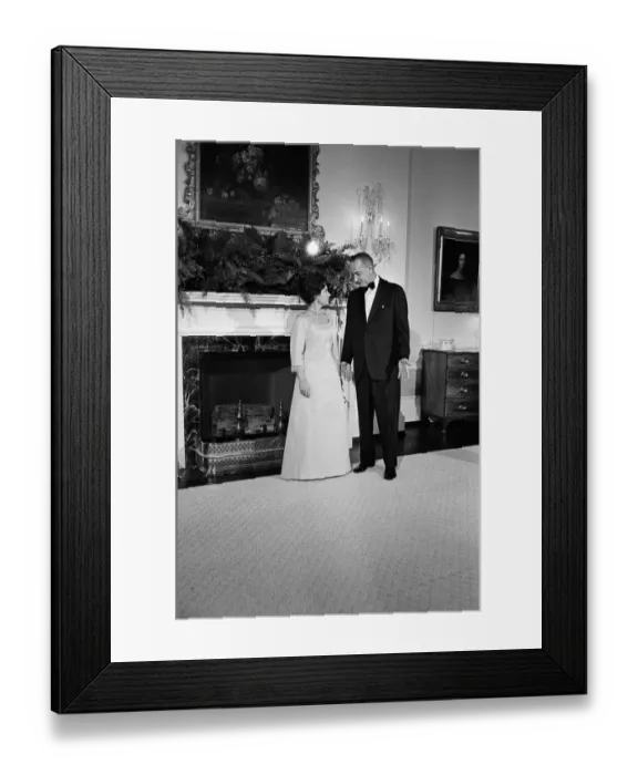 Framed Print : Princess Margaret with American President Lyndon B Johnson at the White House in Framed Print : Princess Margaret with American President Lyndon B Johnson at the White House in