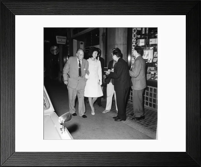 Framed Print : Mrs Jacqueline Kennedy, wife of the late American President John F Kennedy