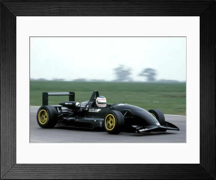 Framed Print : Christian Horner puts the new TOMs 035F through its paces in what is likely to Framed Print : Christian Horner puts the new TOMs 035F through its paces in what is likely to