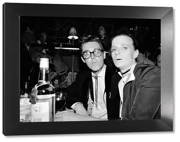 Paul & Linda Mccartney at Buddy Holly party in London 1982