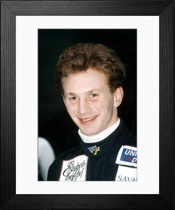 Framed Print : Christian Horner, Red Bull racing team boss, pictured in July 1994 Framed Print : Christian Horner, Red Bull racing team boss, pictured in July 1994