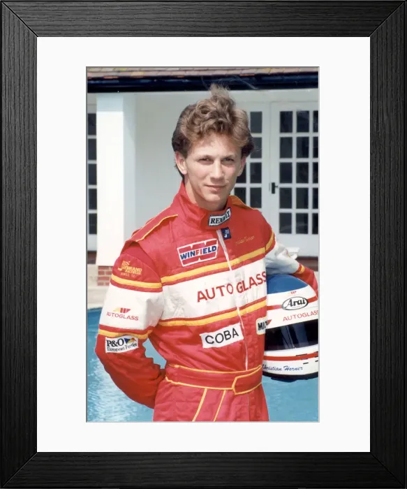 Framed Print : Christian Horner, Red Bull Racing team boss, seen here on 27th May 1992 Framed Print : Christian Horner, Red Bull Racing team boss, seen here on 27th May 1992