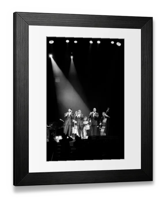 Framed Print : Louis Armstrong Jazz Musician - May 1956 during his first concert in Great Britain Framed Print : Louis Armstrong Jazz Musician - May 1956 during his first concert in Great Britain