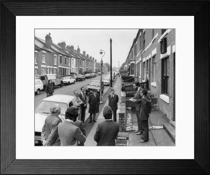 Framed Print : Unveiling of the birthplace of Air Commodore Sir Frank Whittle