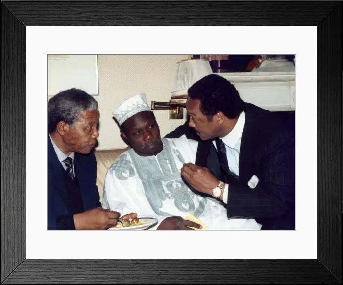 Framed Print : Nelson Mandela, deputy Leader, African National Congress, visits London Framed Print : Nelson Mandela, deputy Leader, African National Congress, visits London