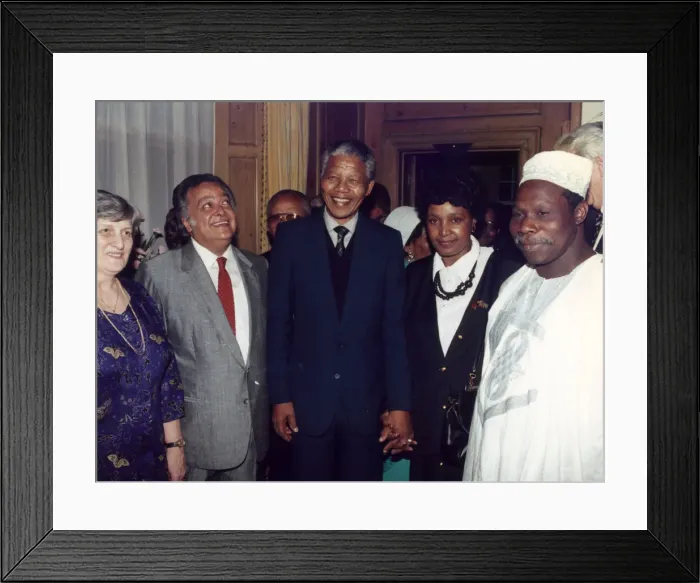 Framed Print : Nelson Mandela, deputy Leader, African National Congress, visits London Framed Print : Nelson Mandela, deputy Leader, African National Congress, visits London