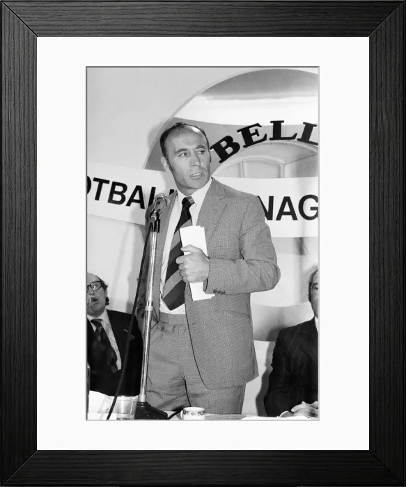 Framed Print : Ron Saunders, Aston Villa FC Manager, Football Manager of the Year 1975 Framed Print : Ron Saunders, Aston Villa FC Manager, Football Manager of the Year 1975