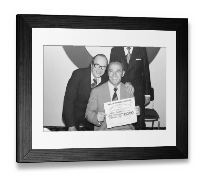 Framed Print : Ron Saunders, Aston Villa FC Manager, Football Manager of the Year 1975 Framed Print : Ron Saunders, Aston Villa FC Manager, Football Manager of the Year 1975