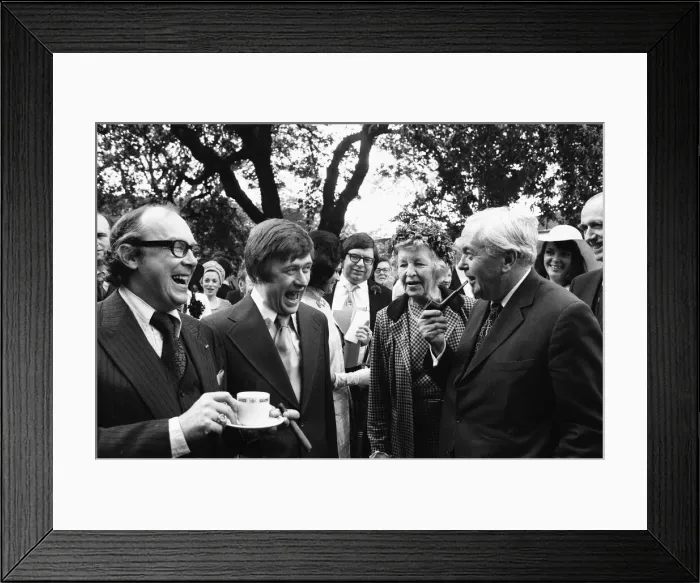 Framed Print : United Nations 30th Anniversary Garden Party and Number 10 Downing Street, London